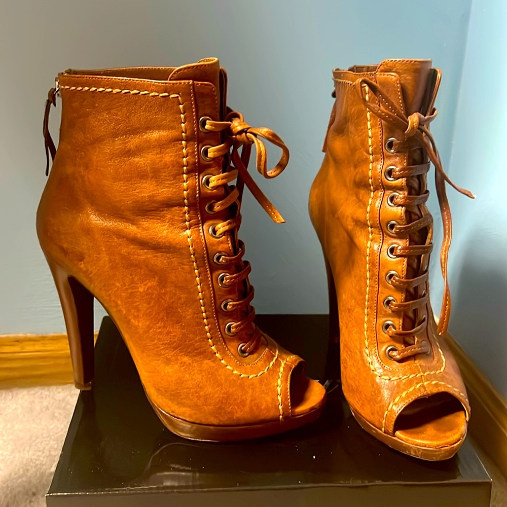 Miu Miu Brown Ankle Boots